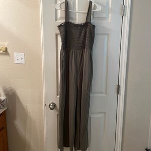 Pink Lily Olive Green Jumpsuit